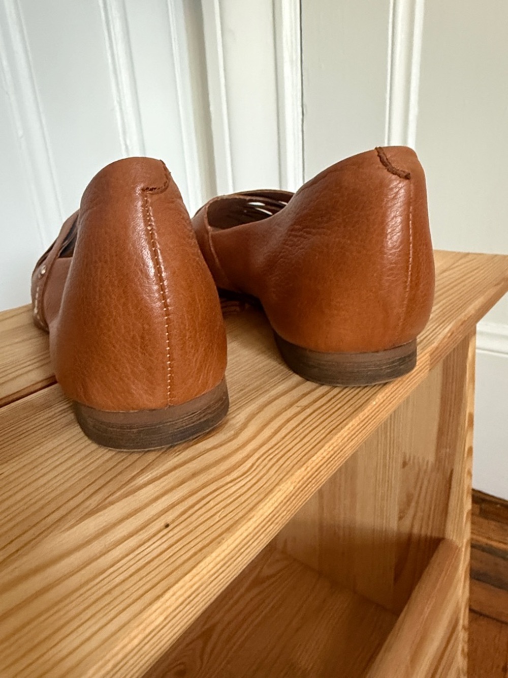 PIKOLINOS Caleta Tan Braided / Woven Pointed-Toe Flats / Loafers - Picture 3 of 3